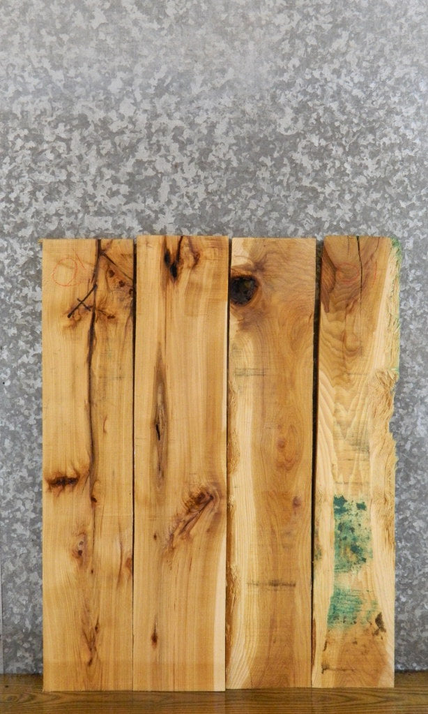 4- Kiln Dried Hickory Salvaged Lumber Boards/Craft Pack 43106-43107