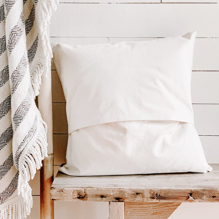A Tiny Path - Spring Square Canvas Pillow