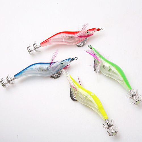Electronic Luminous Shrimp Lure Squid Fishing Jigs Lures Bass Bait - GhillieSuitShop