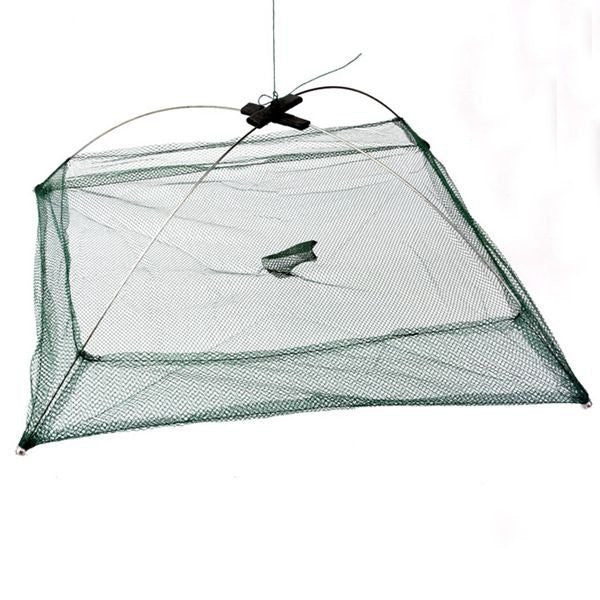 Foldable Fishing Trap Baits Cast Crab Minnow Crawdad Shrimp Dip Net - GhillieSuitShop