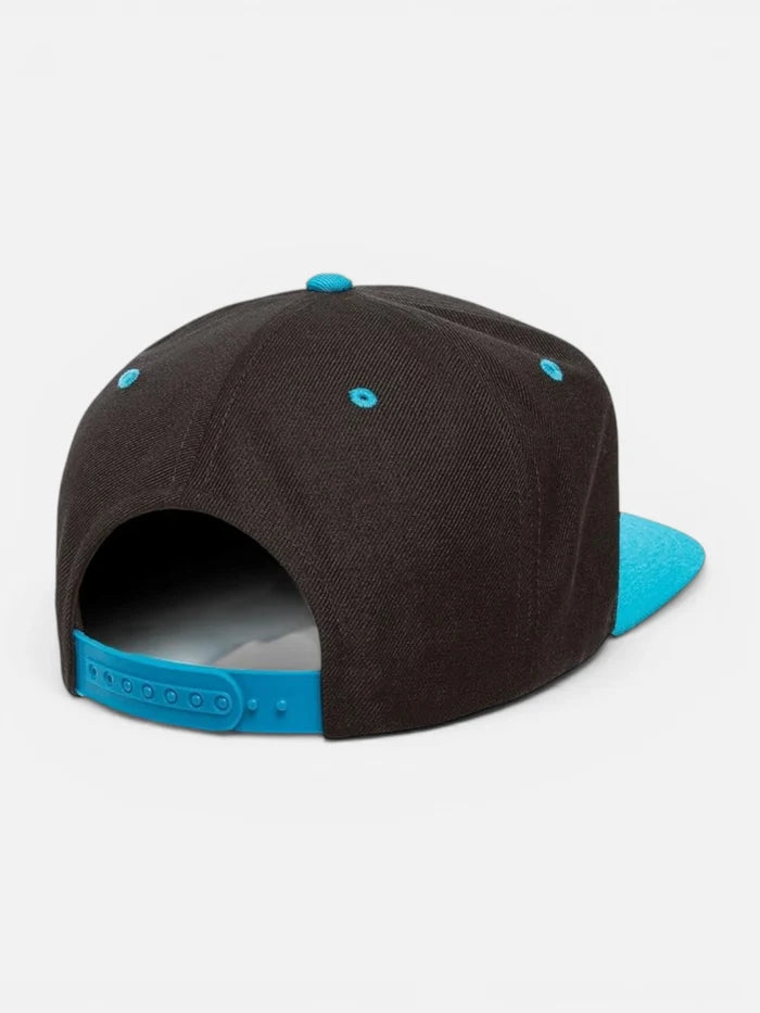 Gorra Flexfit Yupoong Turqueza Negro