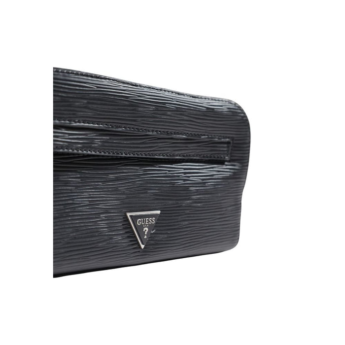 Guess Black Polyethylene Clutch Bag