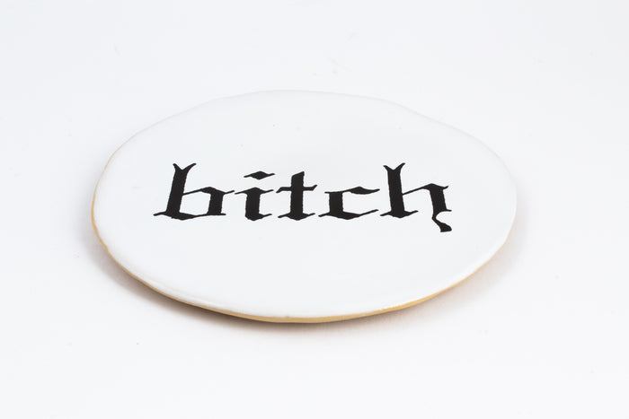 Kuhn Keramik "bitch" Very Small Plate