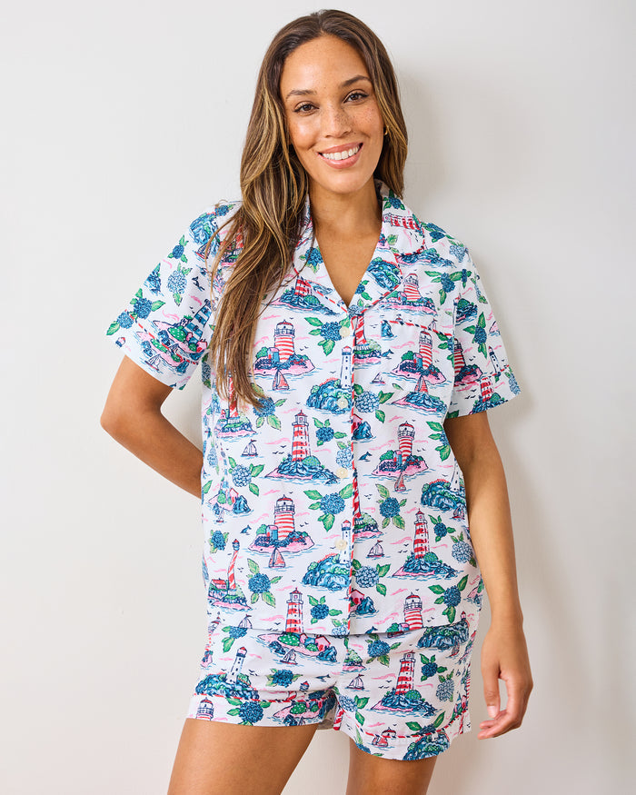 Lighthouse Keeper - Short PJ Set - Cloud - Printfresh