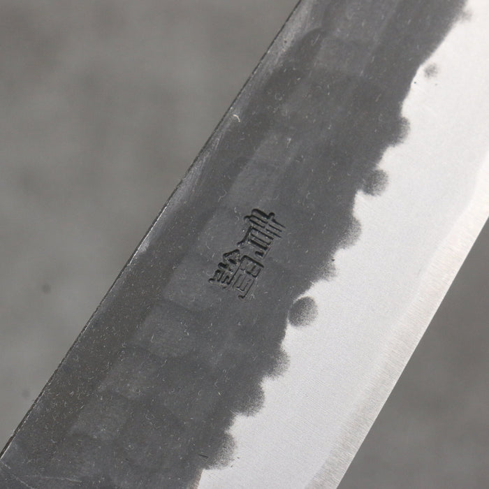 Nao Yamamoto Blue Steel Kurouchi Petty-Utility 160mm Shitan & Black Pakkawood Handle - Seisuke Knife
