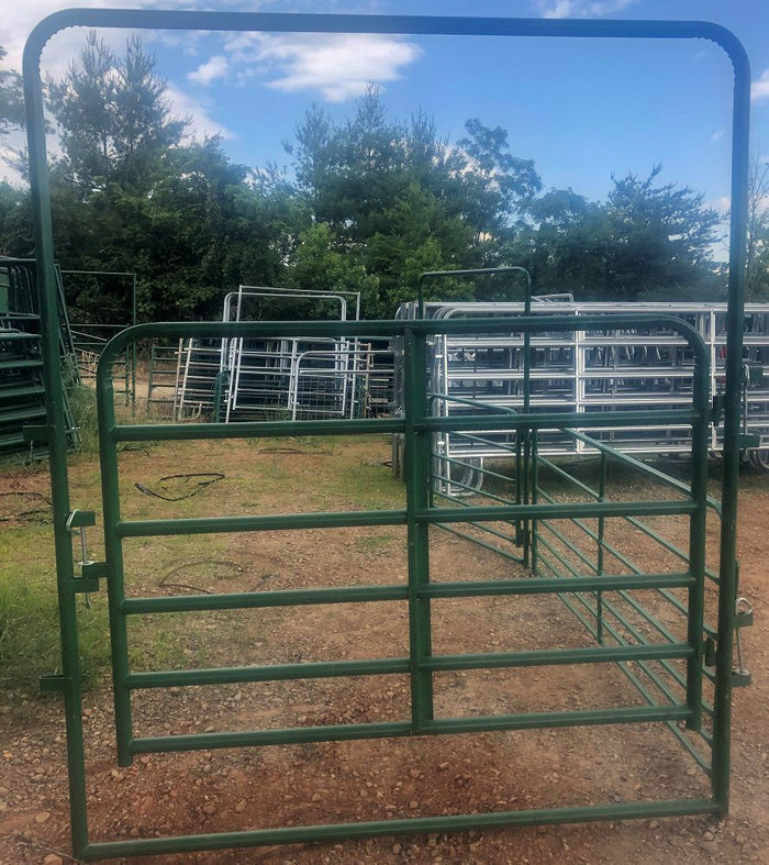Panel 6' x 1-3/4 Green Bow Gate Discounted Price Shown