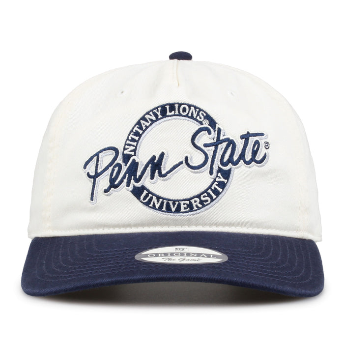 Penn State Original Circle snapback hat with embroidered school design, front view