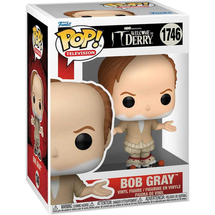 POP Television Welcome to Derry Bob Gray Vinyl Figure
