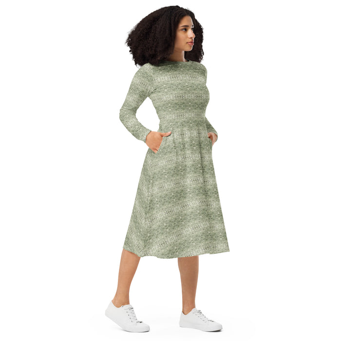Spanish Moss Midi Dress | Afrocentric Fashion & Queer Style