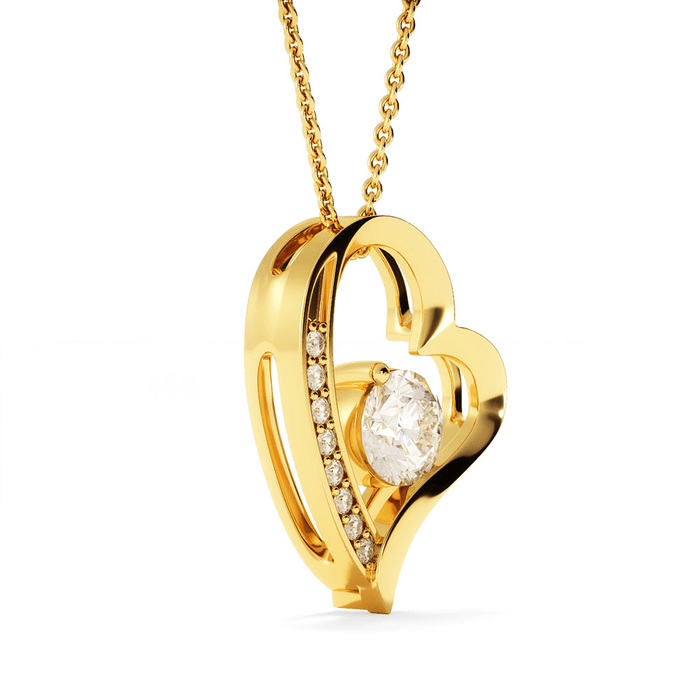 Wife Gift From Husband - Forever Love Heart Necklace: Happy Birthday