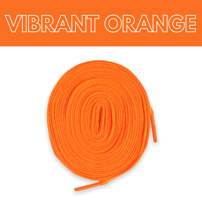 Flat Thin - Jordan 1 Laces Basics Flat Thin - Vibrant Orange