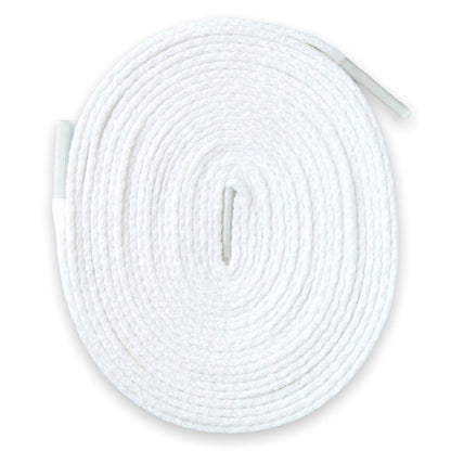 Flat Thin - Jordan 1 Laces Basics Flat Thin - White
