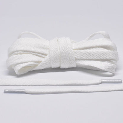 Flat Thin - BASICS Flat Thin Laces - White