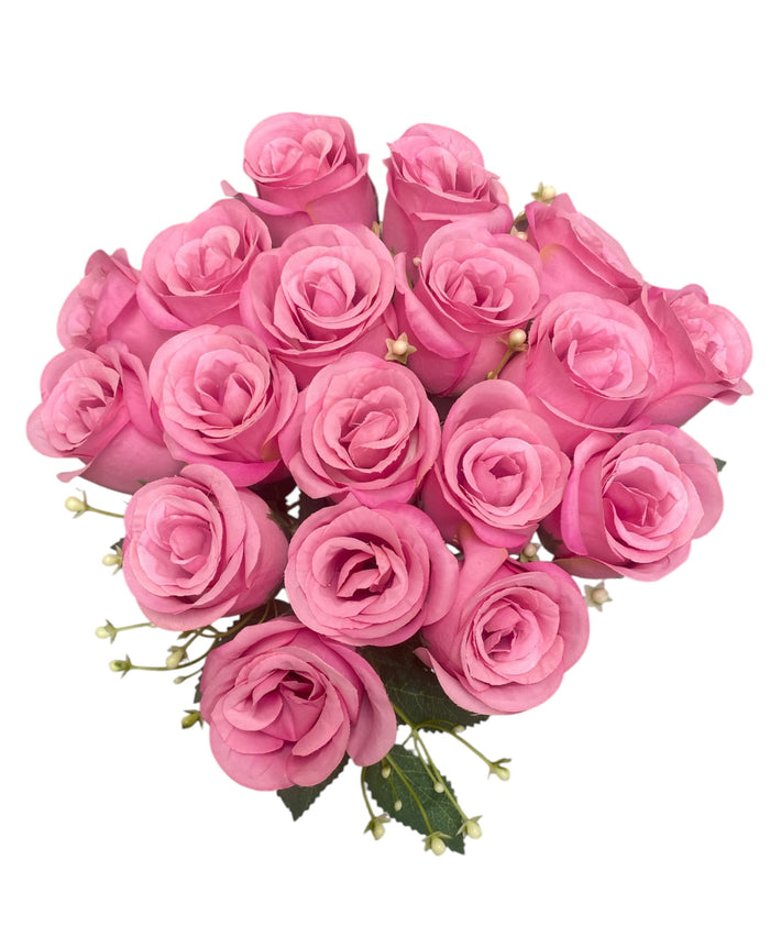 16'' Rose Bud Bush ( INT2522-#2 Cream Mauve )