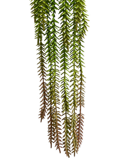 27'' Plastic Hanging Bush ( INT1554-#2 Green Burgundy )