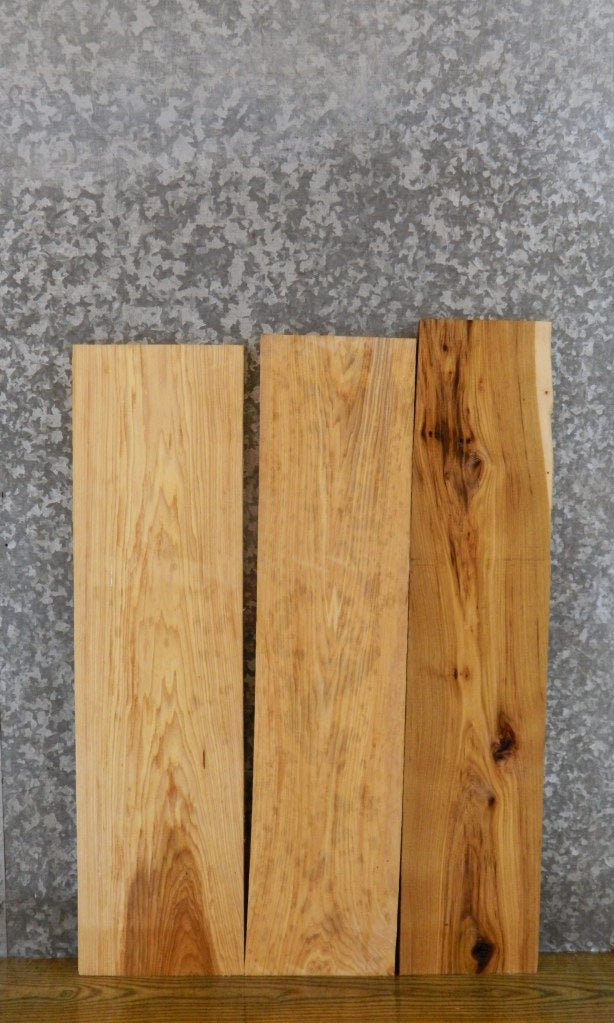 3- Kiln Dried Salvaged Hickory Lumber Boards/Craft Pack 43503