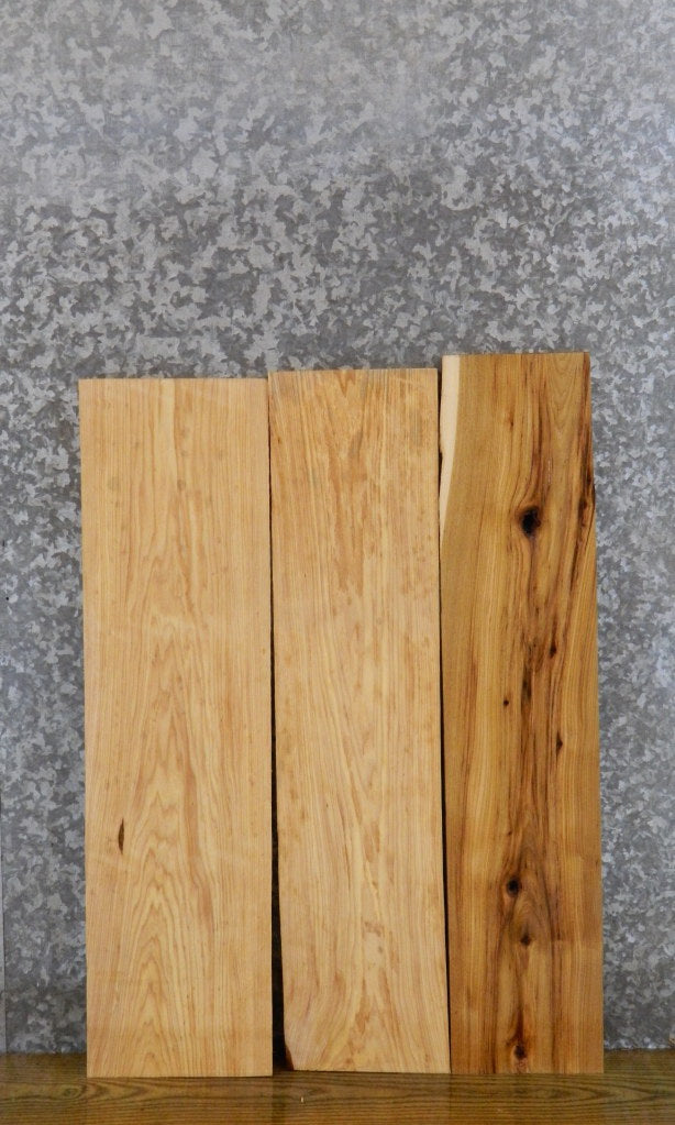 3- Kiln Dried Salvaged Hickory Lumber Boards/Craft Pack 43503