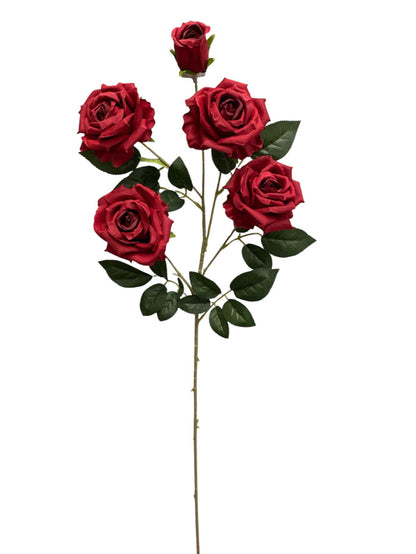 33'' Single Open Rose ( INT106-#16 Red )