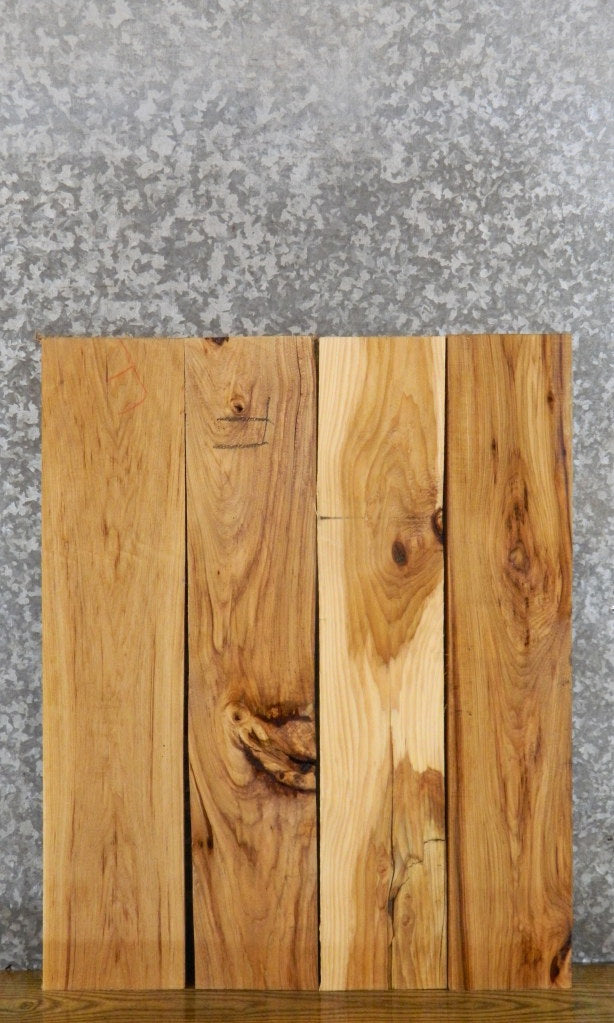4- Kiln Dried Reclaimed Hickory Lumber Boards/Craft Pack 43766-43767