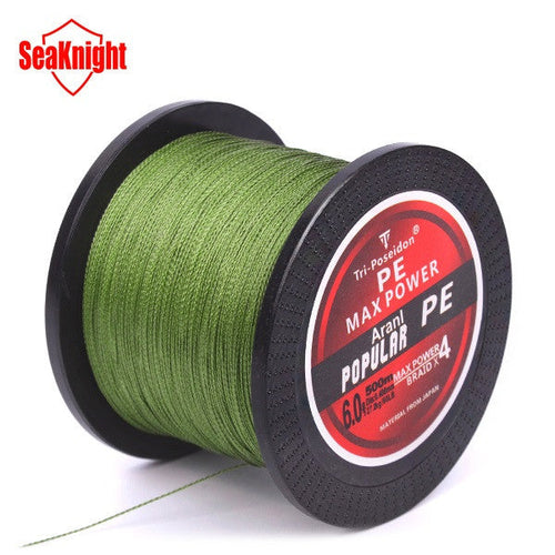 500M SeaKnight Brand Tri-Poseidon Series Japan Multifilament PE Braided Fishing Line - GhillieSuitShop