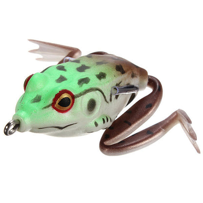 55mm Soft Topwater Fishing Ray Frog Lures Bass Baits Crankbaits - GhillieSuitShop