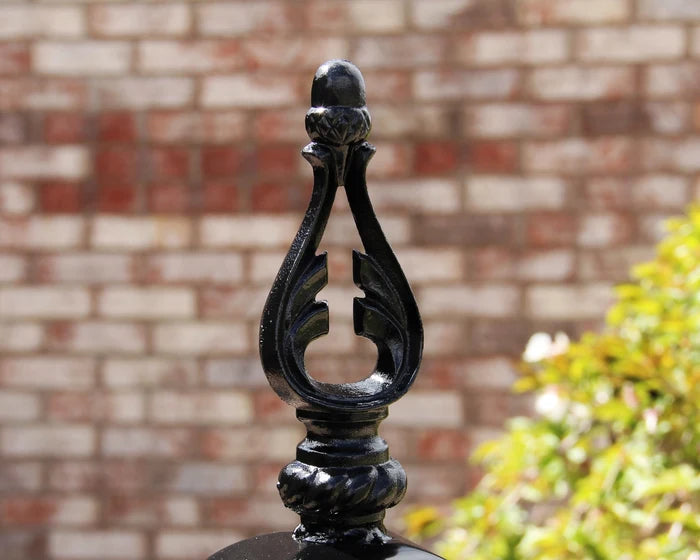 6x6 Wrought Iron Acorn Post Cap (5.5 x 5.5 Post Size) - Madison Iron and Wood