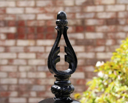 6x6 Wrought Iron Acorn Post Cap (5.5 x 5.5 Post Size) - Madison Iron and Wood