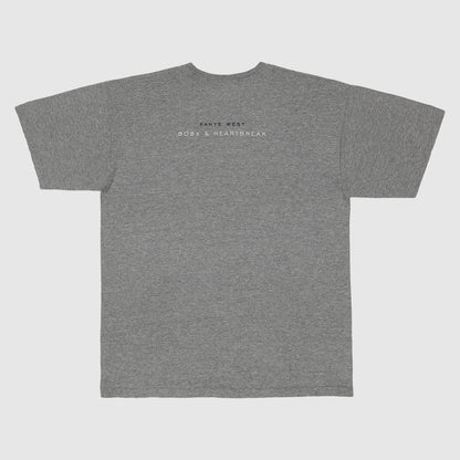 808’s & Heartbreak 2008 Logo Tee In Heather Grey
