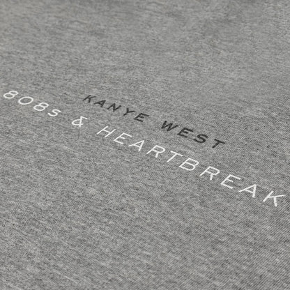 808’s & Heartbreak 2008 Logo Tee In Heather Grey