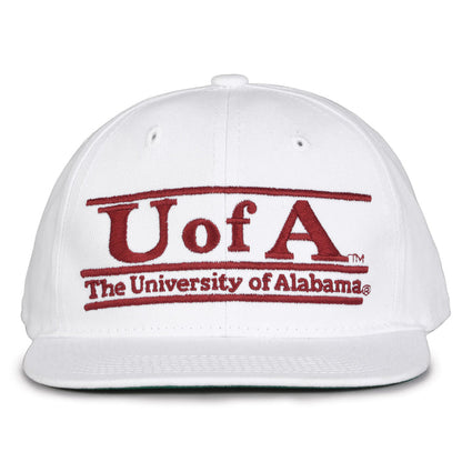 Retro Bar Snapback - White