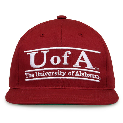 Alabama Crimson Tide Retro Bar Snapback - Cardinal, product view