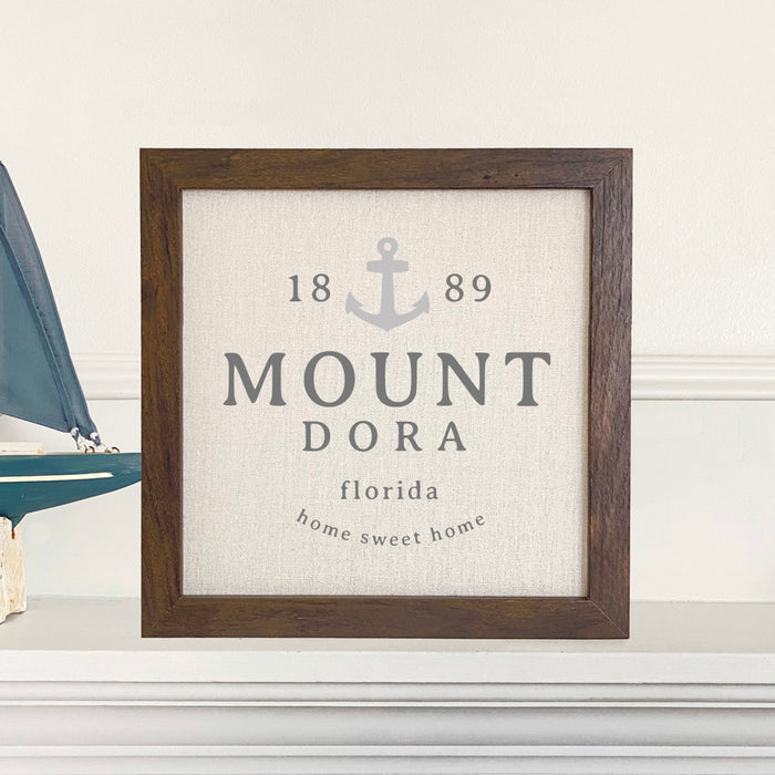 Anchor Home Sweet Home - Custom Framed Sign