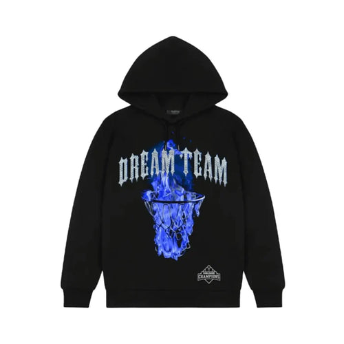 Bluza Trapstar Dream Team Hoodie - Black/Blue TRAPSTAR Bluzy