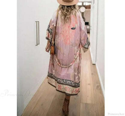 Bohemian Printed Bikini Cover Up