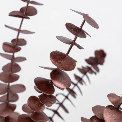 Bronzed Rose Gold Metallic Baby Eucalyptus Close Up - Image