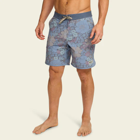 Bruja Boardshorts- Flower Power/ Blues