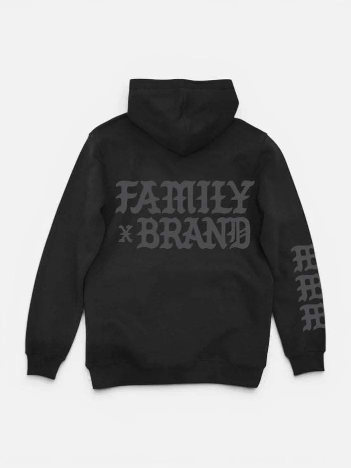 Buzo Familyarg x Brand & Co Black Blossom Negro