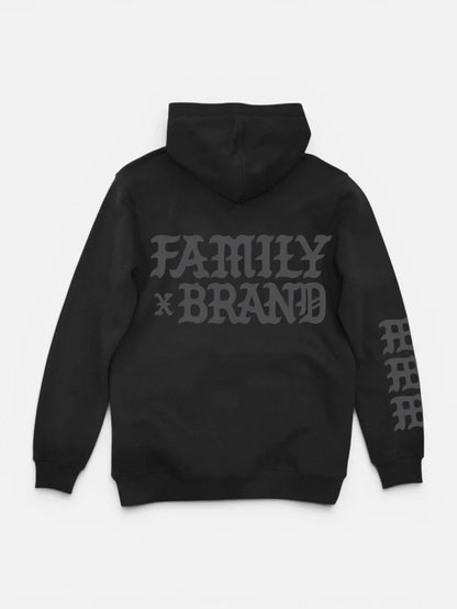 Buzo Familyarg x Brand & Co Black Blossom Negro