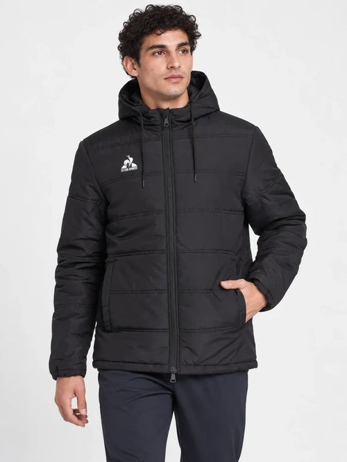 Campera Le Coq Sportif Lcs Ts Short Jacket Black — vista principal