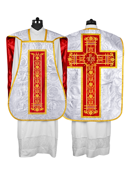 Damask / IHS / White - Red