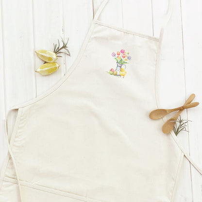 Chick and Tulips - Easter Women's Apron