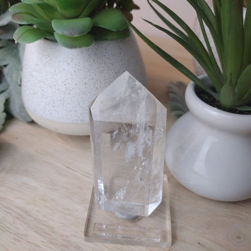 Clear Quartz Polished Point 3.5" x 1.75"