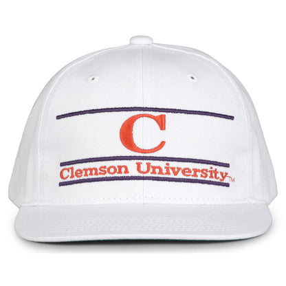 Retro Bar Snapback - White