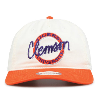 Clemson Tigers Original Circle Snapback, front view
