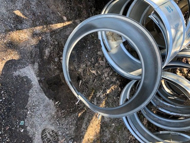 Culvert Band 12"  Spiral Galv Metal