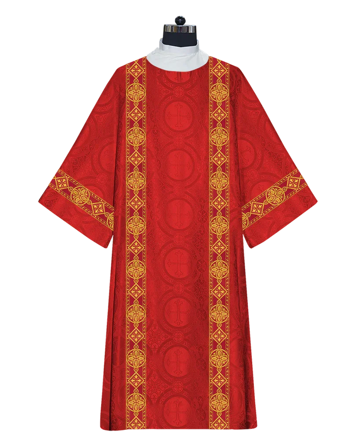 Damask / Without Motif / Red