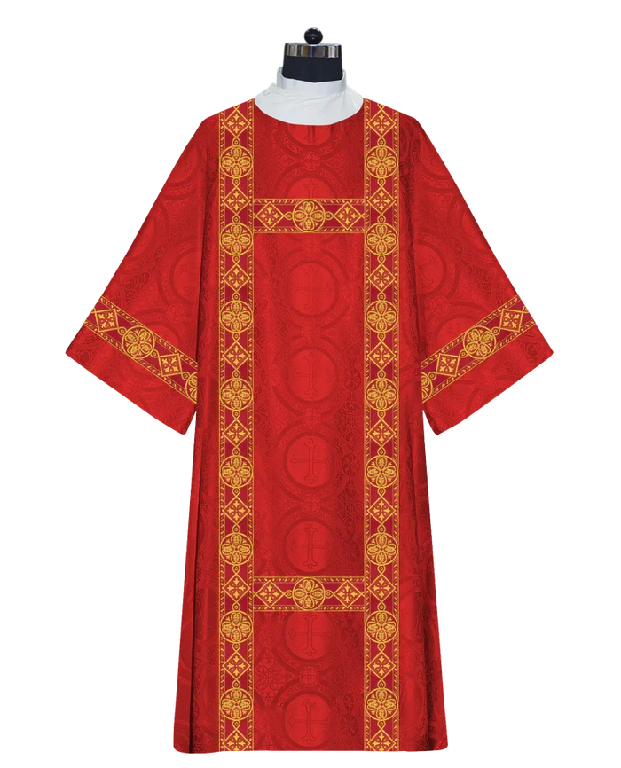Damask / With Motif / Red