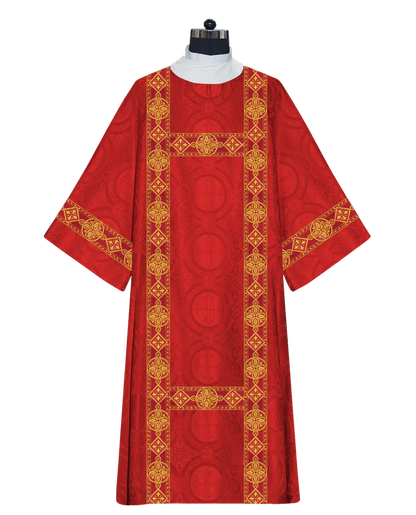 Damask / With Motif / Red