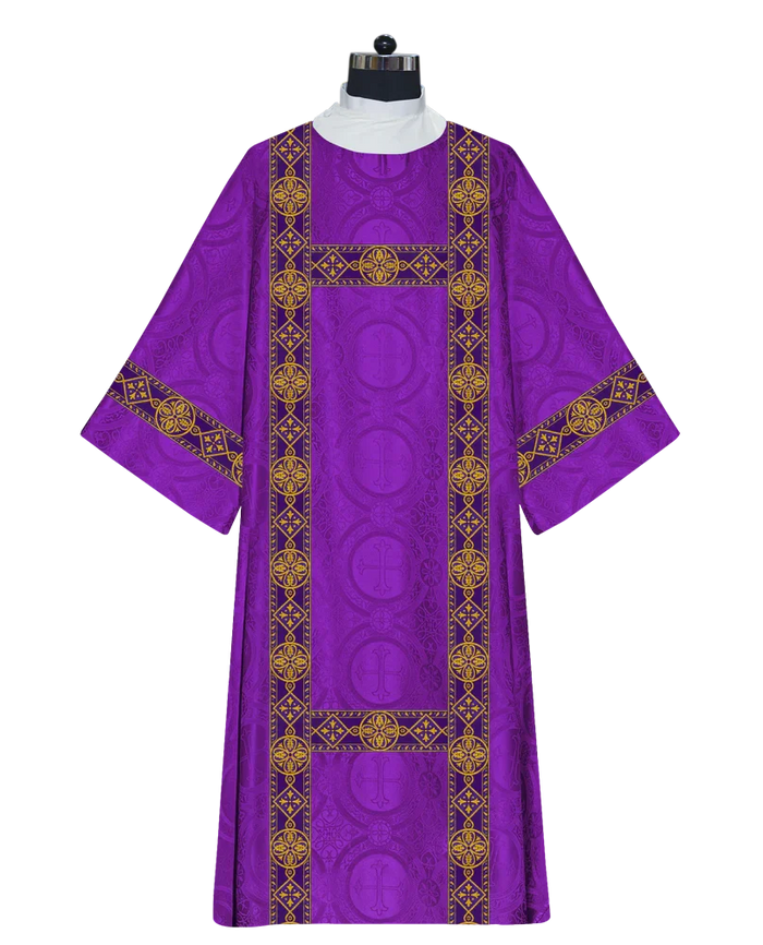 Damask / With Motif / Violet