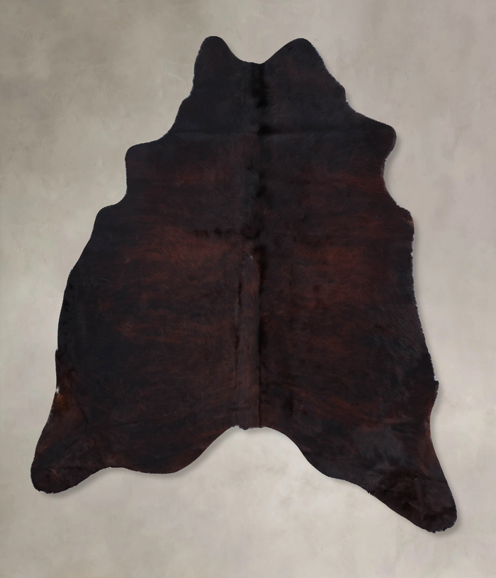 Dark Brindle Cowhide Rug #B9378